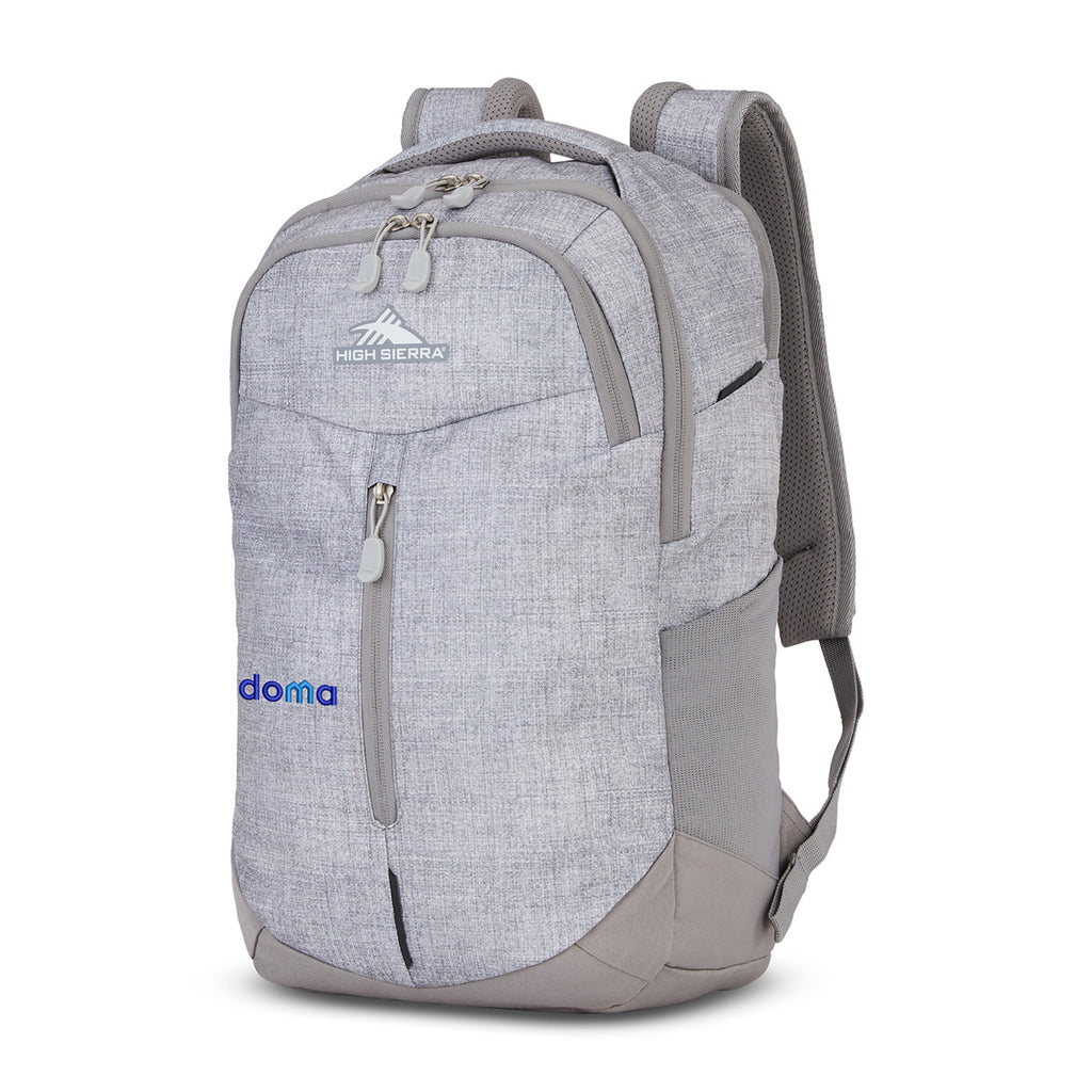 High Sierra Swerve Pro Laptop Backpack, 17 Inch Transfer - Silver Heather - View 4