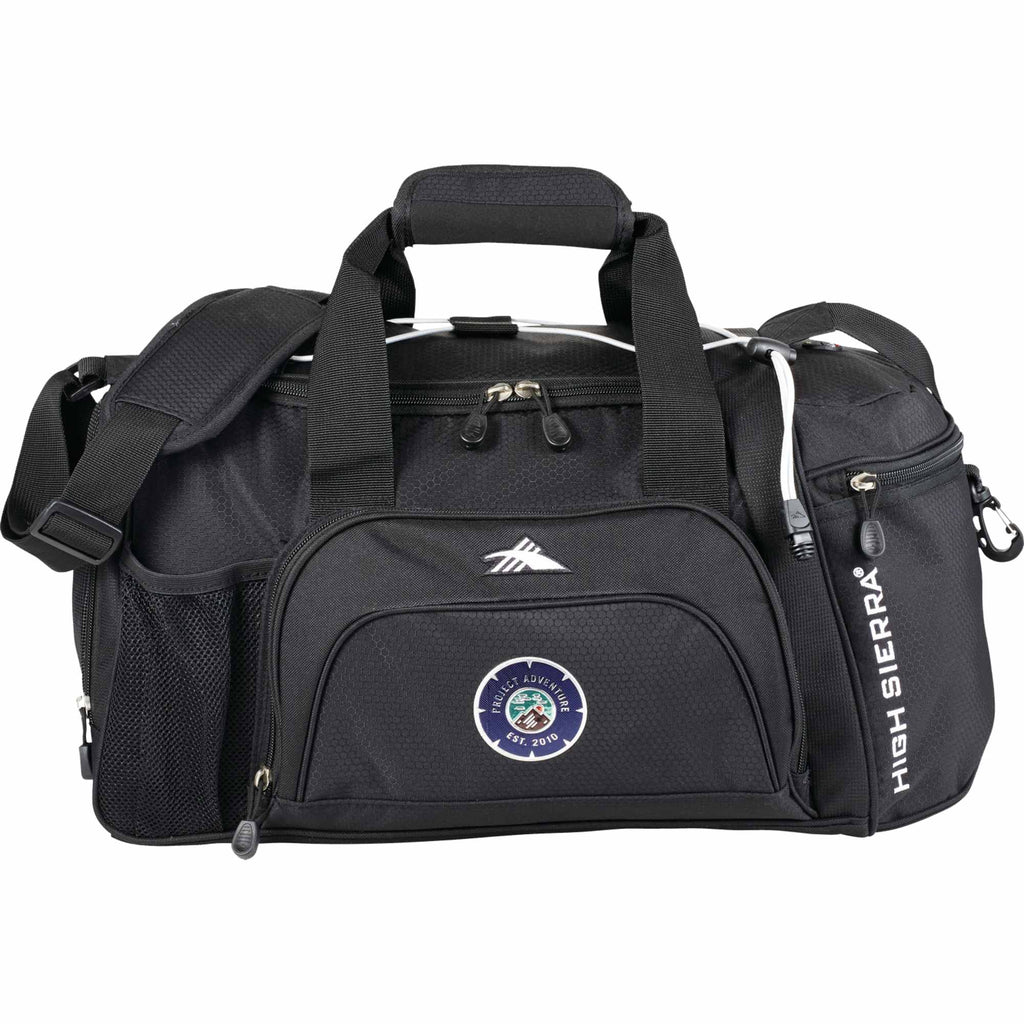 High Sierra Switch Blade Sport Duffel Bag, 22 Inches Transfer - Black - Front 2