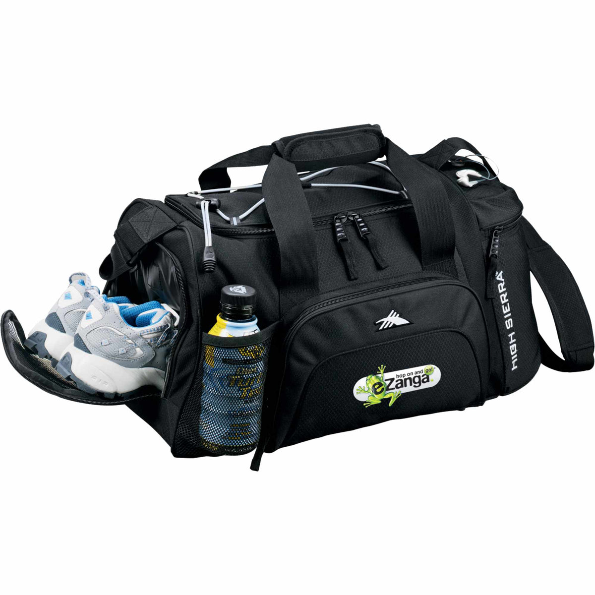 High Sierra Switch Blade Sport Duffel Bag, 22 Inches Transfer - Black - Photo