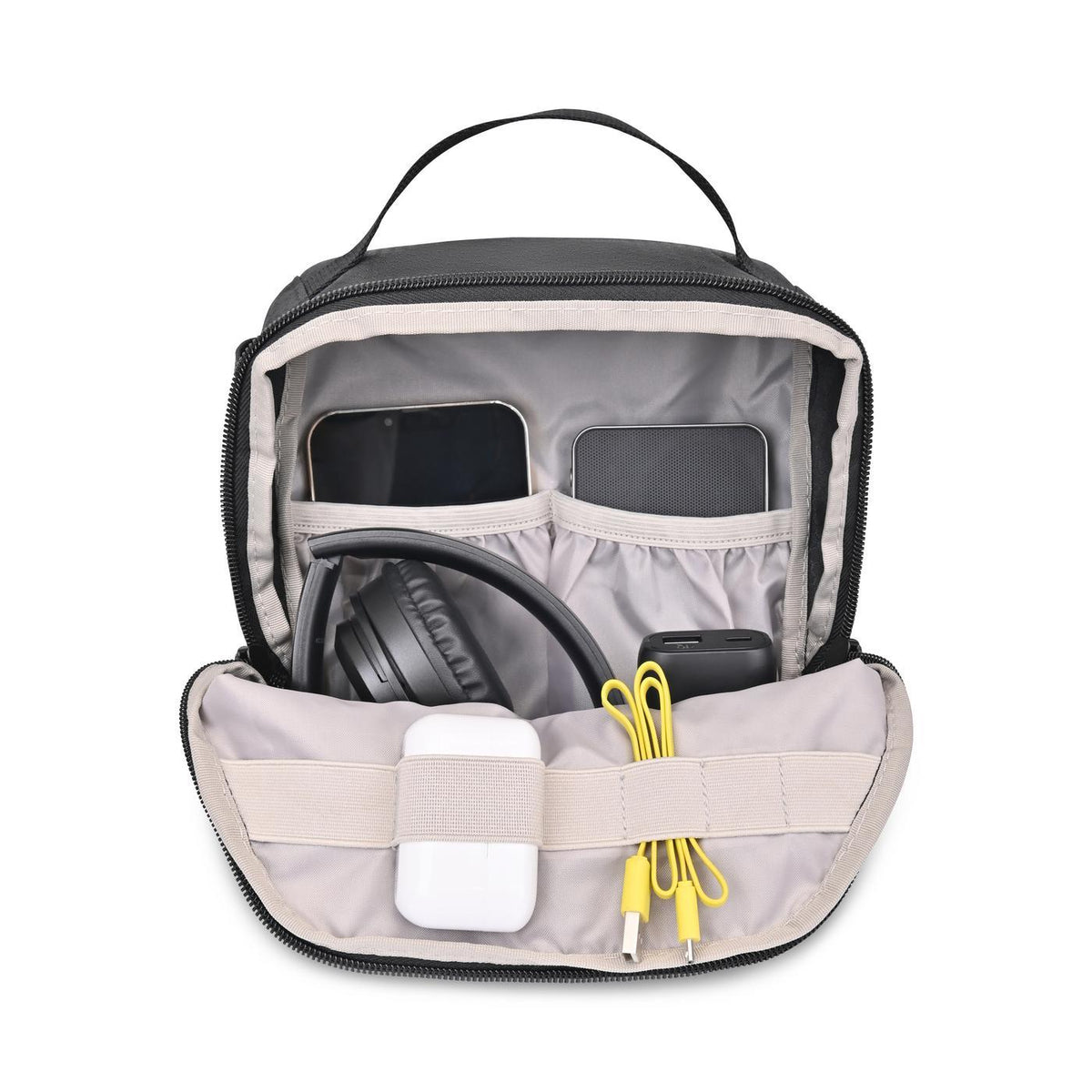 High Sierra Swoop Reflective Tech Organizer - Black - View 3