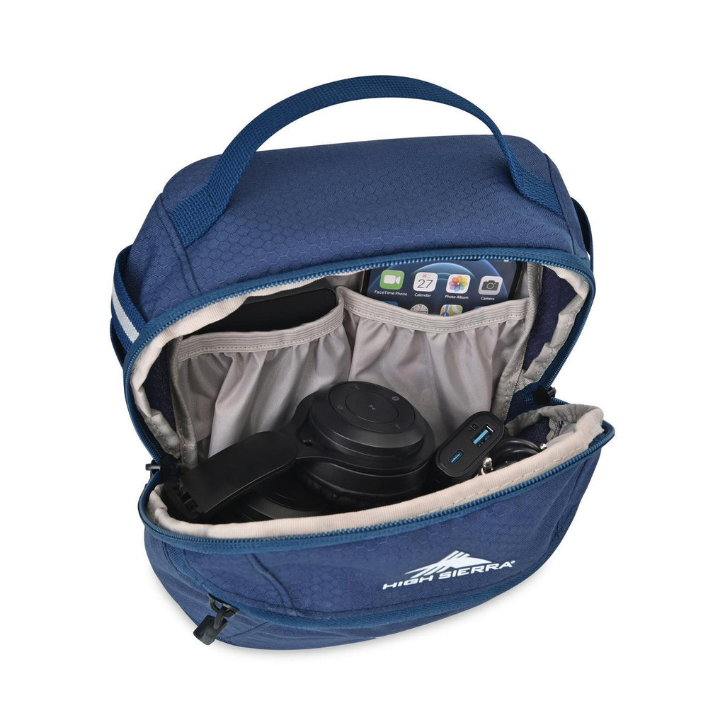 High Sierra Swoop Reflective Tech Organizer - True Navy - View 2