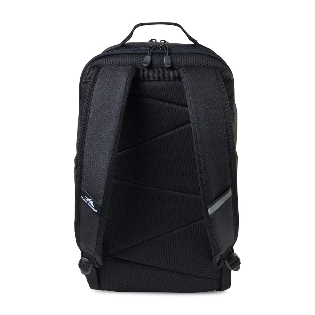 High Sierra Swoop SG Laptop Backpack with Cascading Pockets - Black - View 2