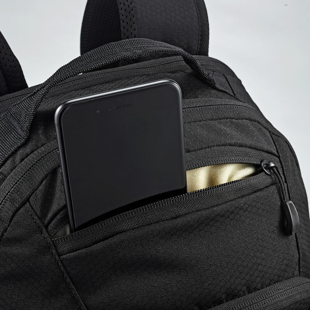 High Sierra Swoop SG Laptop Backpack with Cascading Pockets - Black - View 9