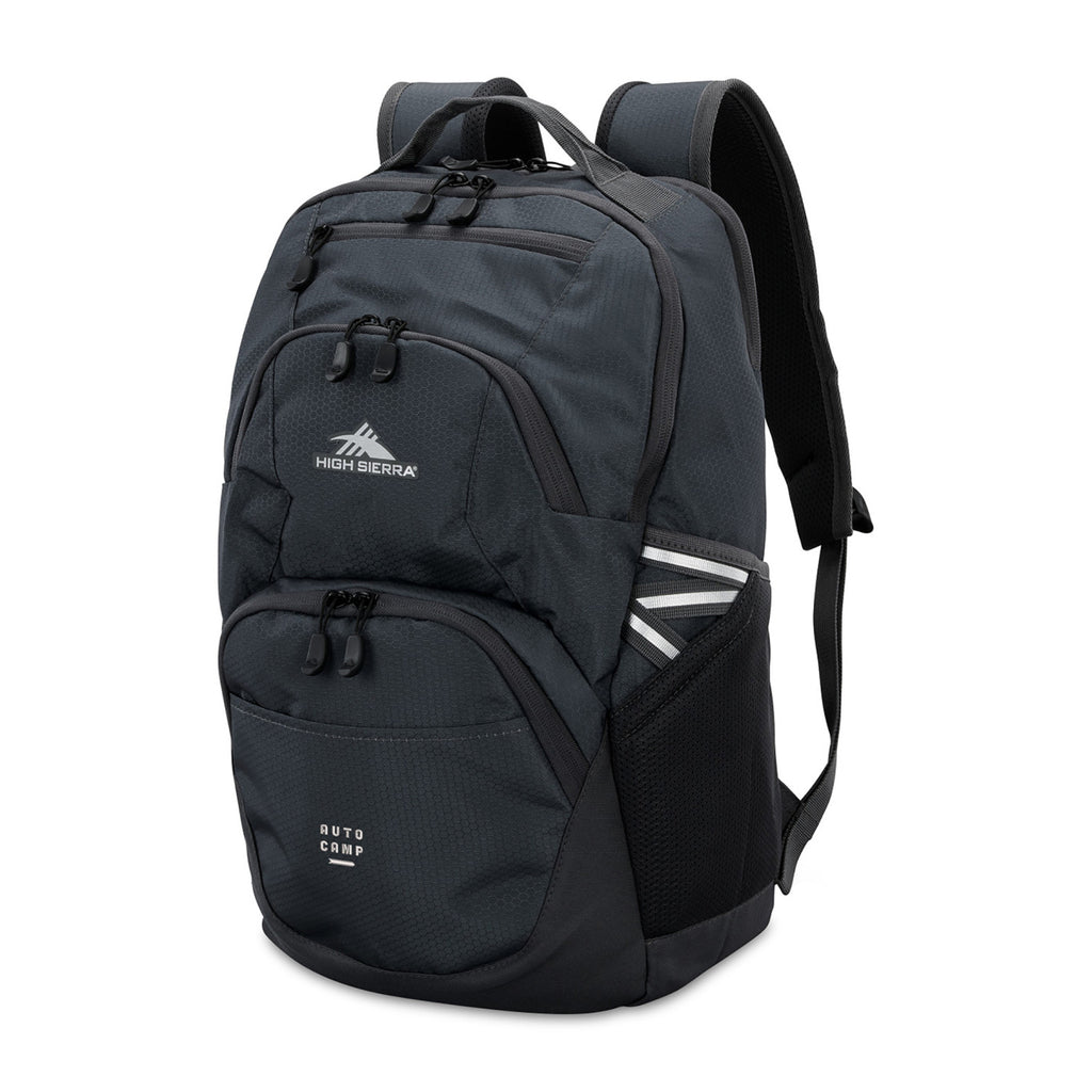High Sierra Swoop SG Laptop Backpack with Cascading Pockets - Mercury - View 2