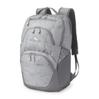 High Sierra Swoop SG Laptop Backpack with Cascading Pockets - Silver Heather - View 4