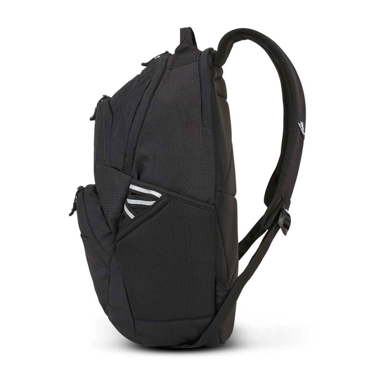 High Sierra Swoop SG Laptop Backpack with Cascading Pockets Transfer - Black - View 4