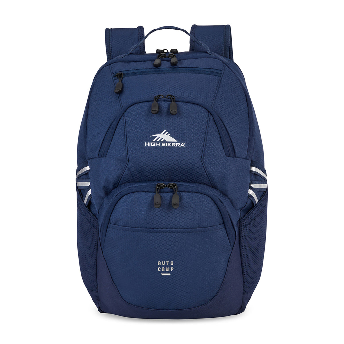 High Sierra Swoop SG Laptop Backpack with Cascading Pockets Transfer - True Navy - View 1