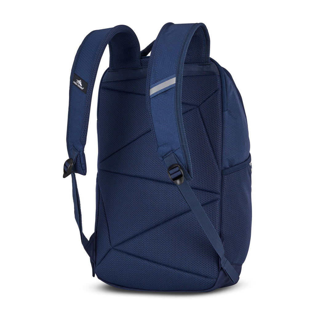 High Sierra Swoop SG Laptop Backpack with Cascading Pockets Transfer - True Navy - View 5