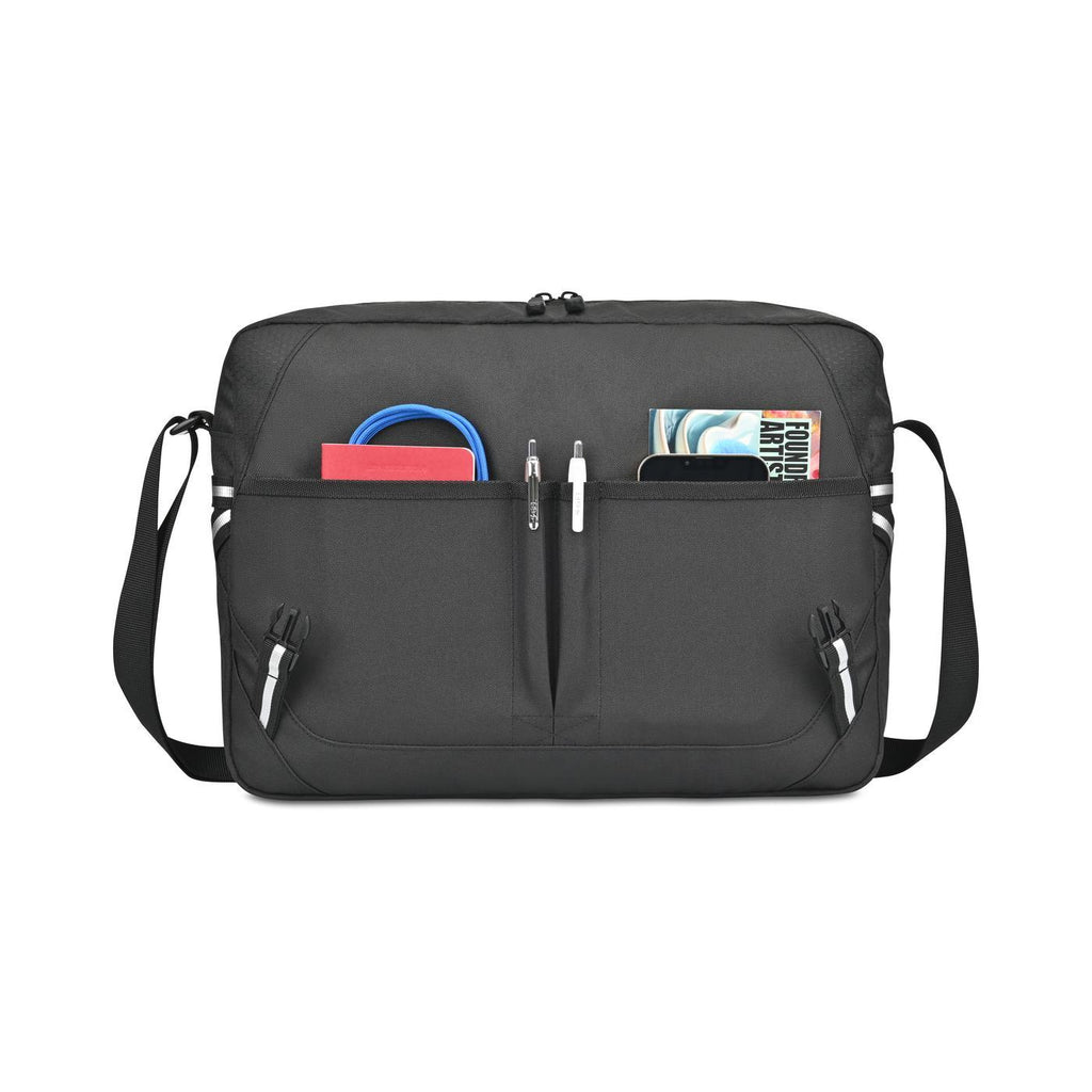 High Sierra Swoop SG Reflective Laptop Messenger Bag - Black - View 5