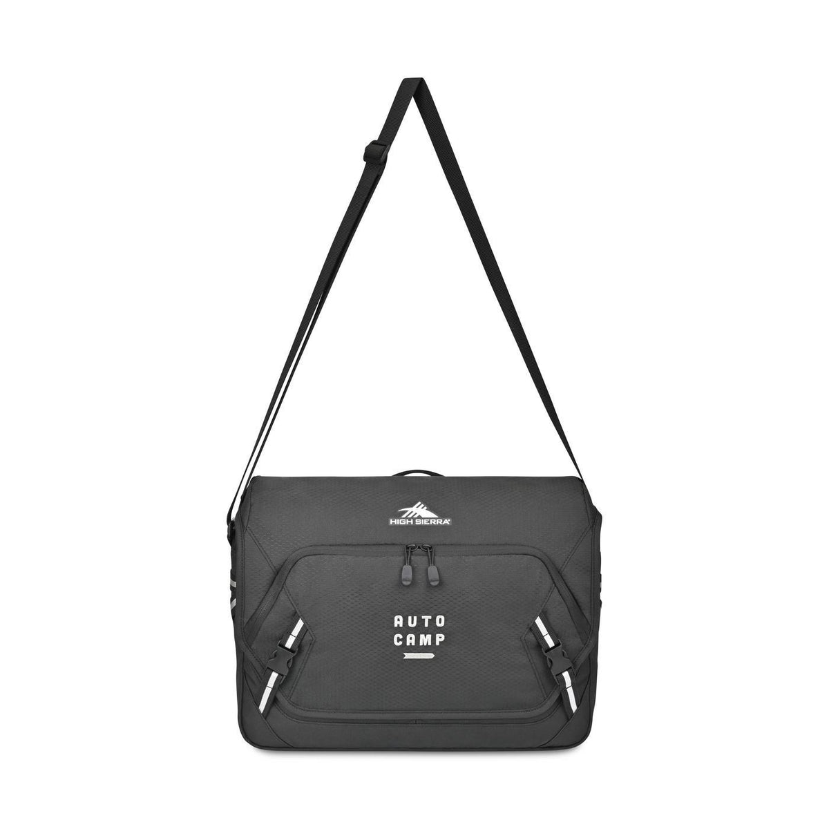 High Sierra Swoop SG Reflective Laptop Messenger Bag Transfer - Black - View 3