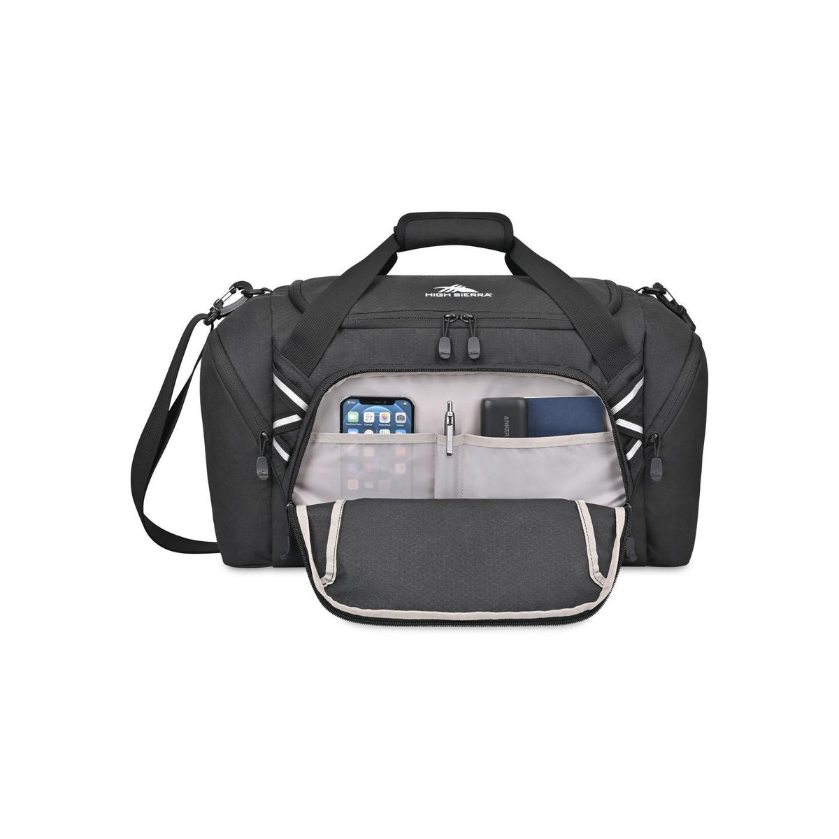 High Sierra Swoop SG Reflective Weekender Bag - Black - View 4