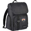 High Sierra Trekpoint Flap Backpack in Recycled Polyester Transfer - Black - Front