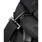 High Sierra Trekpoint Flap Duffel Bag in Recycled Polyester Embroidery - Black - Detail 4