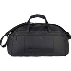 High Sierra Trekpoint Flap Duffel Bag in Recycled Polyester Transfer - Black - Back