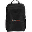 High Sierra Trivaro Recycled Laptop Backpack, 15 Inch Embroidery - Black - Front