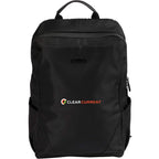 High Sierra Trivaro Recycled Laptop Backpack, 15 Inch Transfer - Black - Front