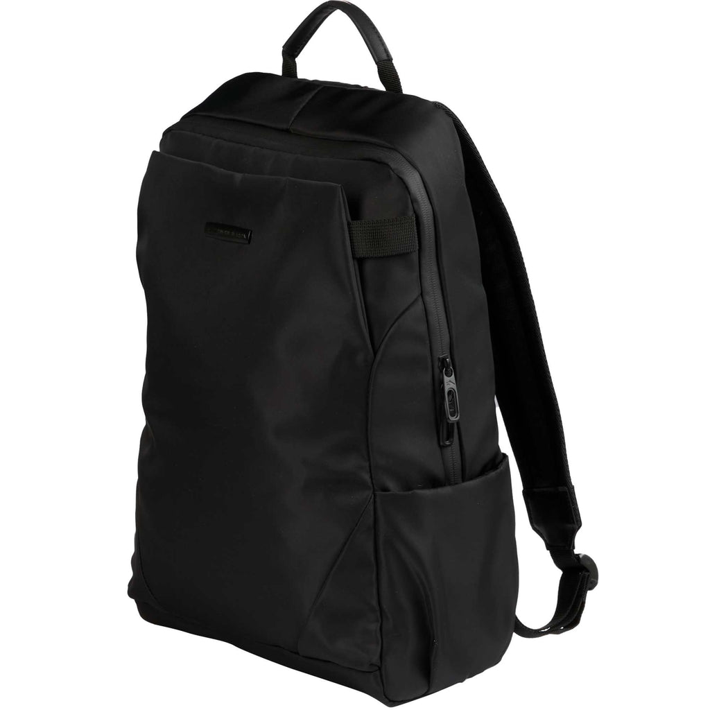 High Sierra Trivaro Recycled Laptop Backpack, 15 Inch Transfer - Black - Left Angle 2