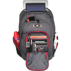 High Sierra UBT Deluxe Laptop Backpack, 17 Inch Transfer - Gray - Front 2