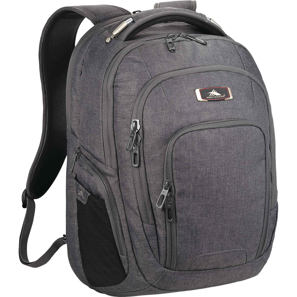 High Sierra UBT Deluxe Laptop Backpack, 17 Inch Transfer - Gray - Photo 9