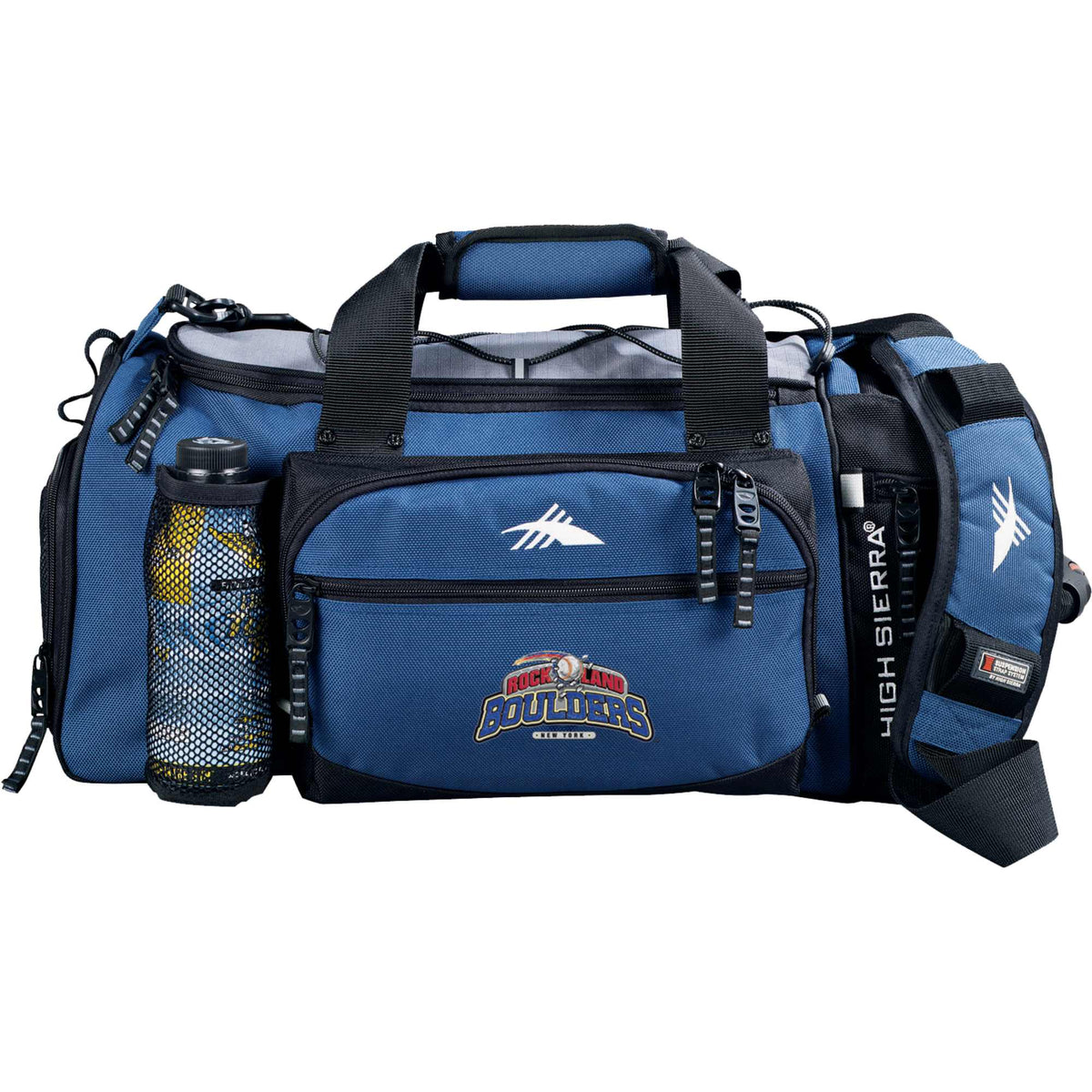 High Sierra Water Sport Duffel Bag with Wet Pocket, 21 Inches Transfer - Blue - Front