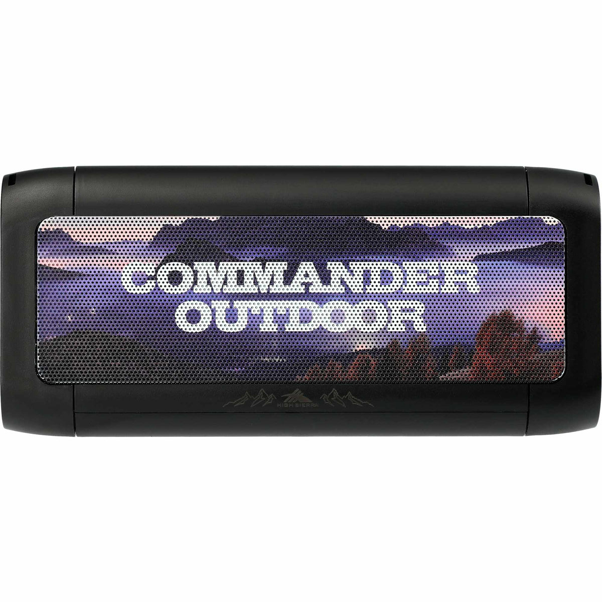 High Sierra Waterproof Bluetooth Speaker and Wireless Power Bank - Black - Front 2
