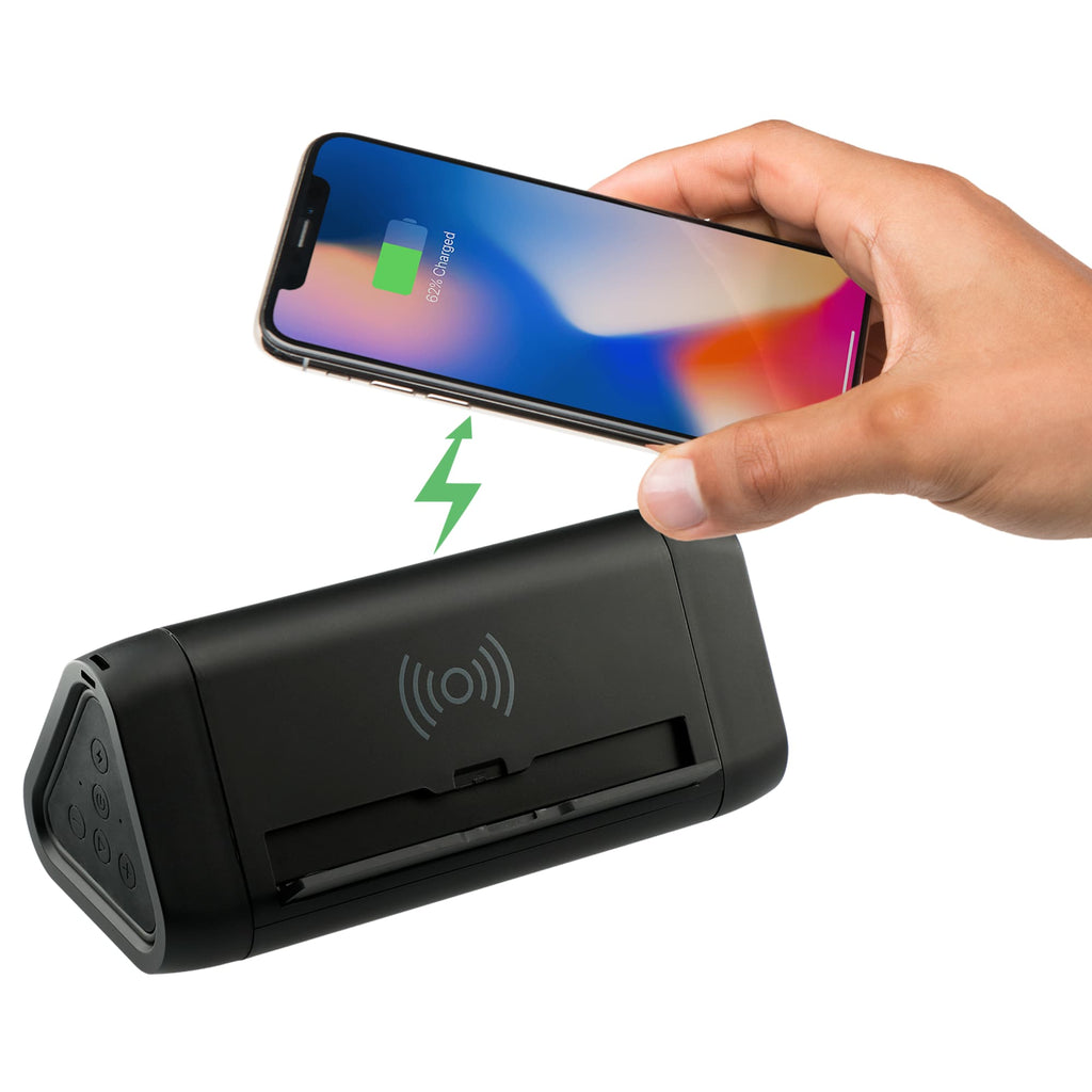 High Sierra Waterproof Bluetooth Speaker and Wireless Power Bank - Black - Photo 5