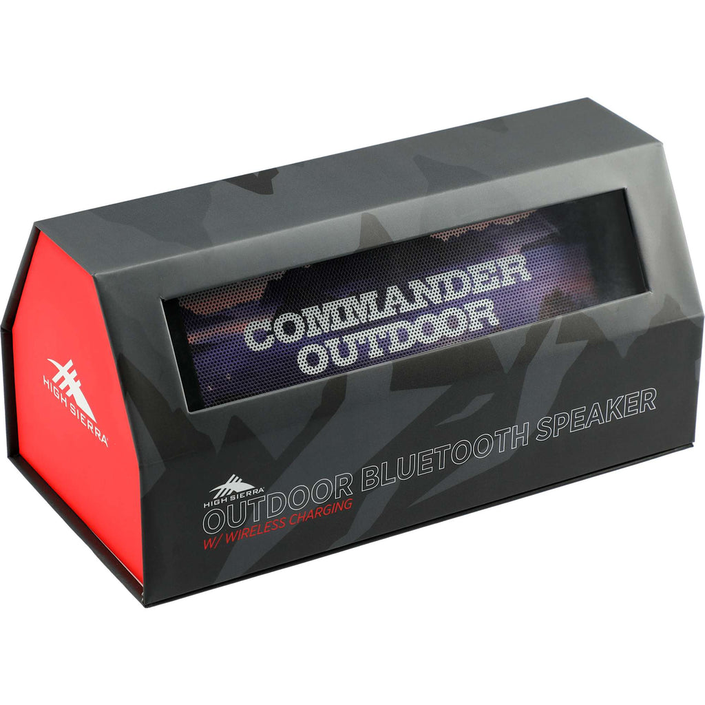 High Sierra Waterproof Bluetooth Speaker and Wireless Power Bank Full Color - Black - Photo 3