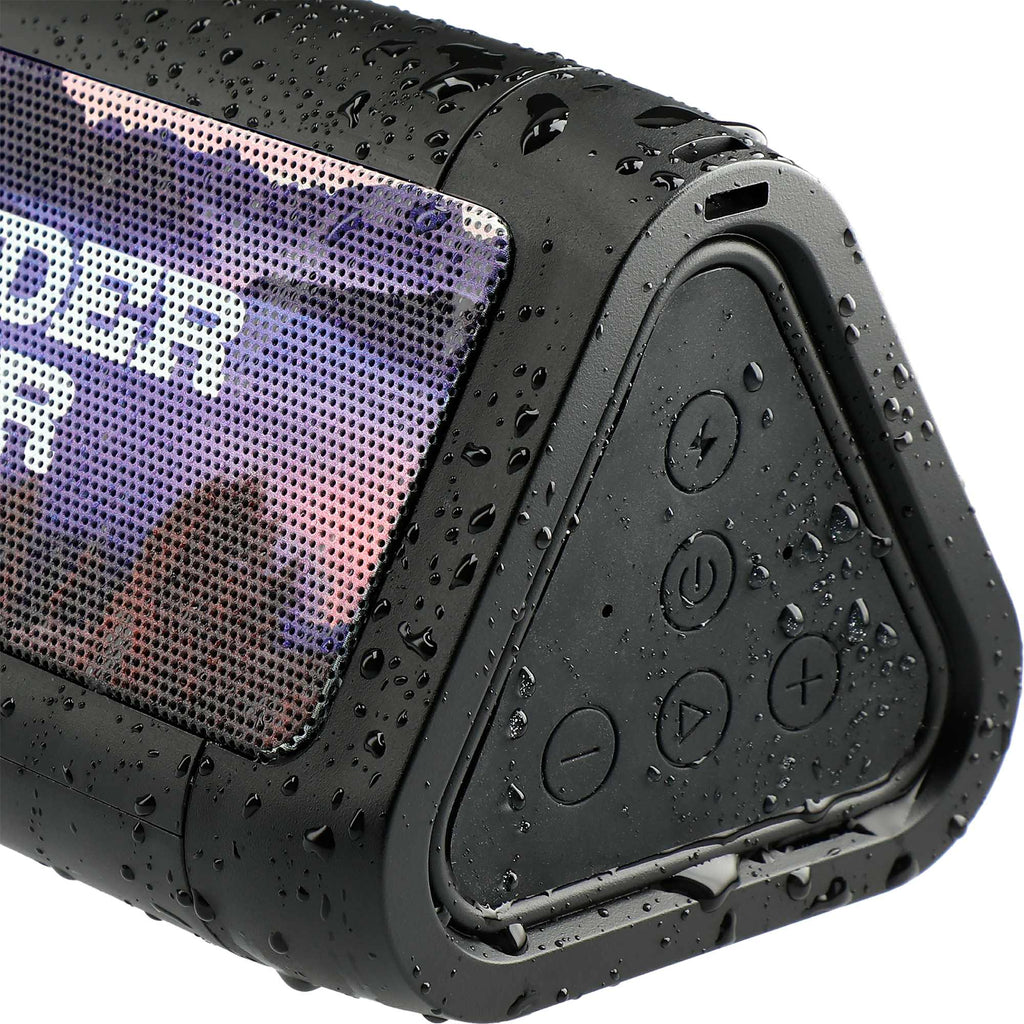 High Sierra Waterproof Bluetooth Speaker and Wireless Power Bank Full Color - Black - Photo