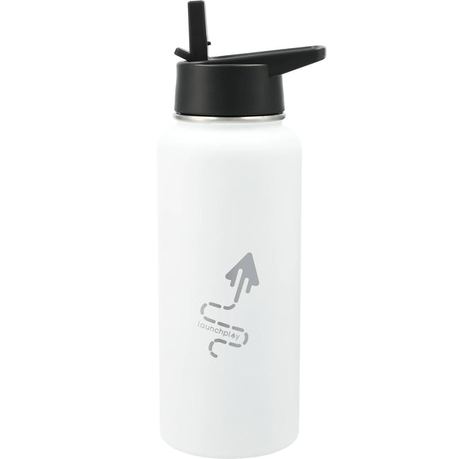 Highland Copper Insulated Bottle with Three Lids, 32 oz Full Color
