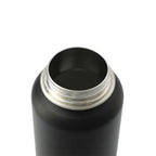Highland Copper Insulated Bottle with Three Lids, 32 oz Laser Engraving - Black - Right Angle 4