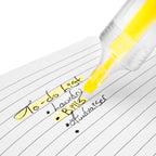 Highlighter in Recycled PET - Yellow - Inuse