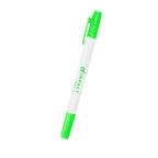 Highlighter with Two Tips - Green - Silk Screen