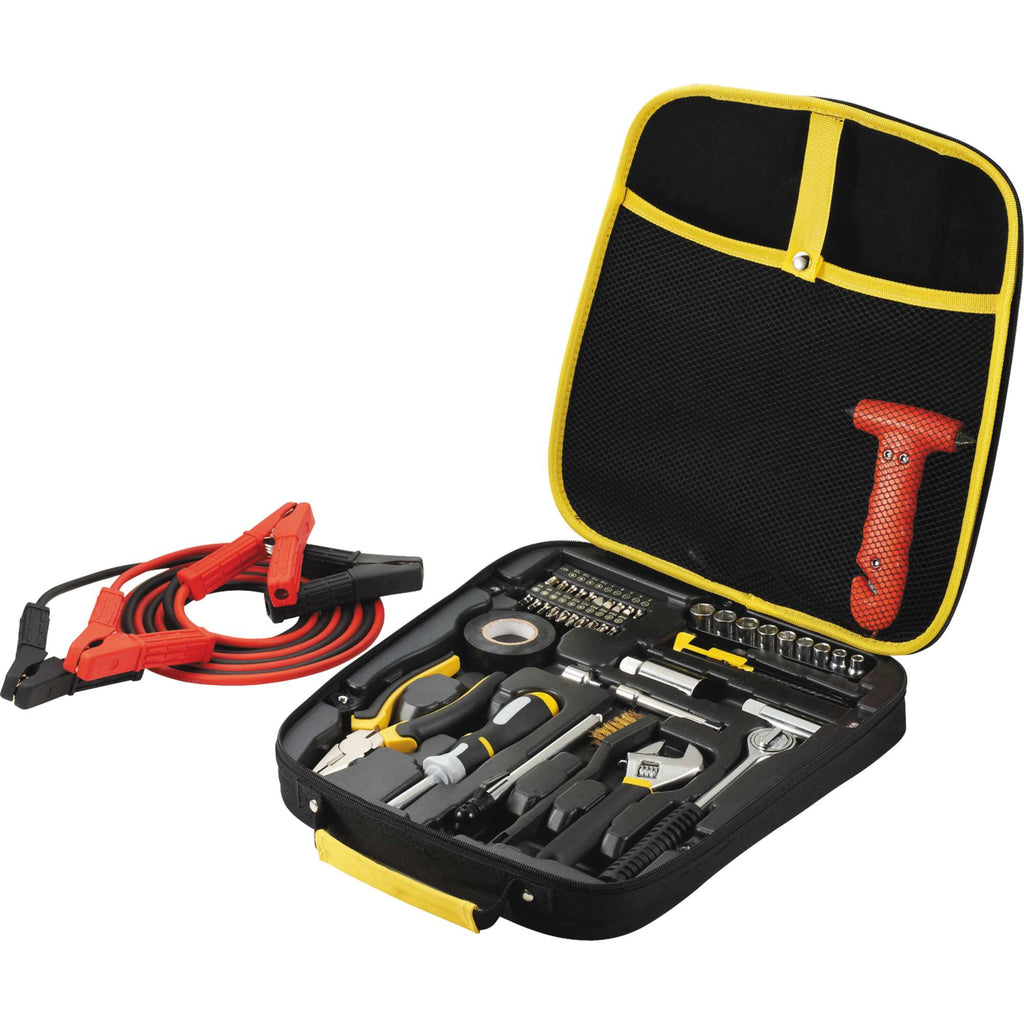 Highway Deluxe Roadside Tool Kit, 44 Pieces Full Color - Black - Photo 9