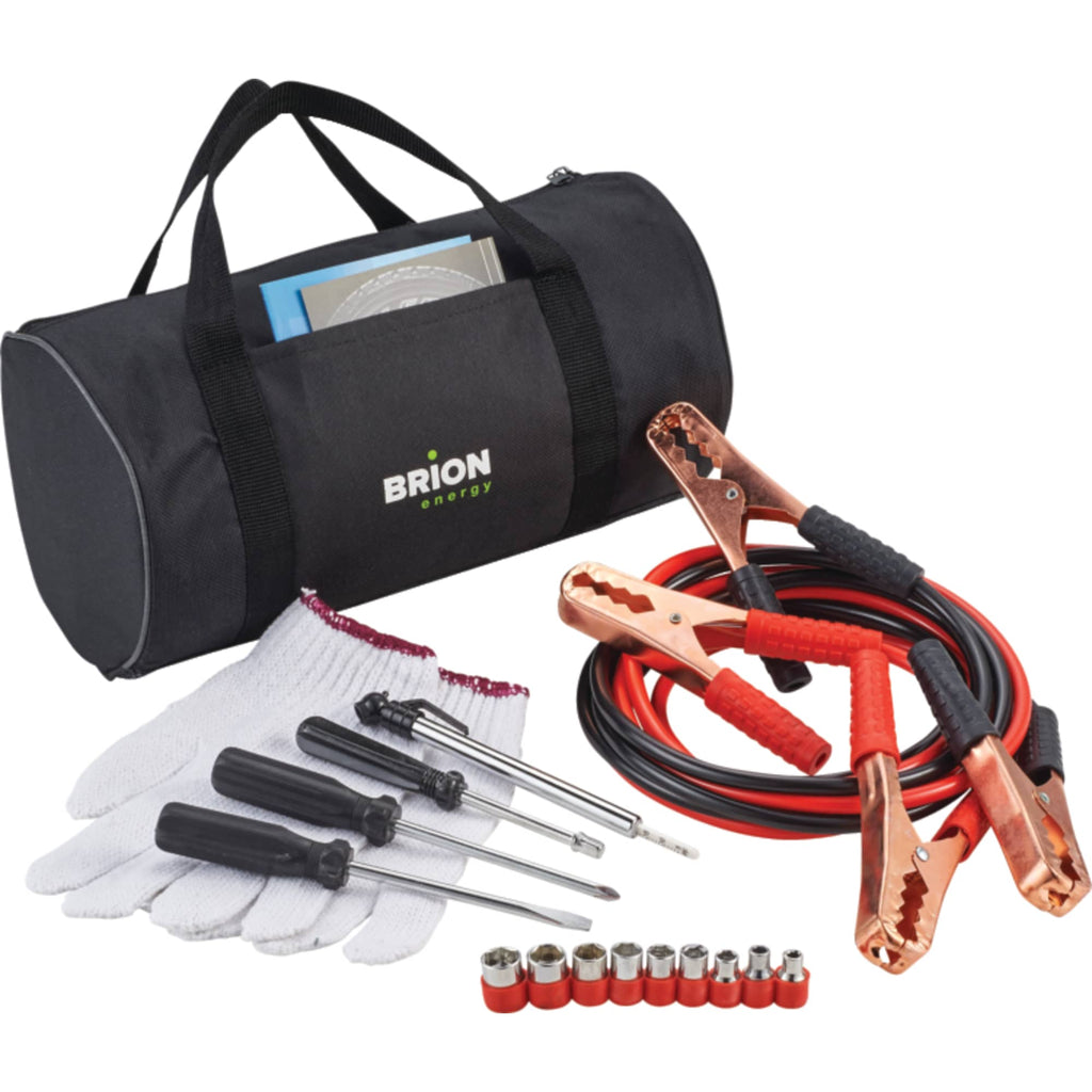 Highway Emergency Tool Set in a Duffel Bag Transfer - Black - Front 2