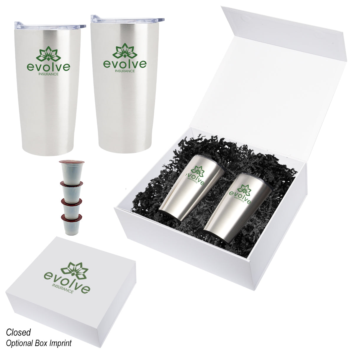 Himalayan Recycled Tumbler Gift Set, 20 oz - Coffee_Silkscreen