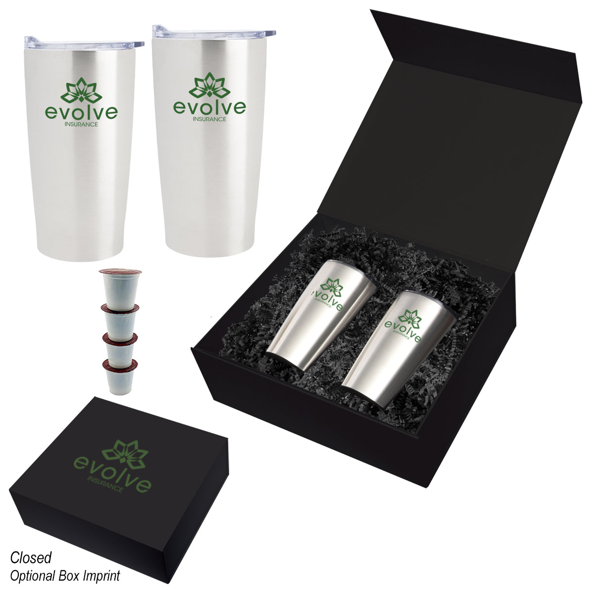 Himalayan Recycled Tumbler Gift Set, 20 oz - Coffee_Silkscreen