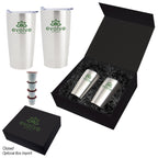Himalayan Recycled Tumbler Gift Set, 20 oz - Silver - Coffee_Silkscreen