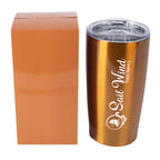 Himalayan Recycled Tumbler with a Matching Box, 20 oz - Orange - Silk Screen