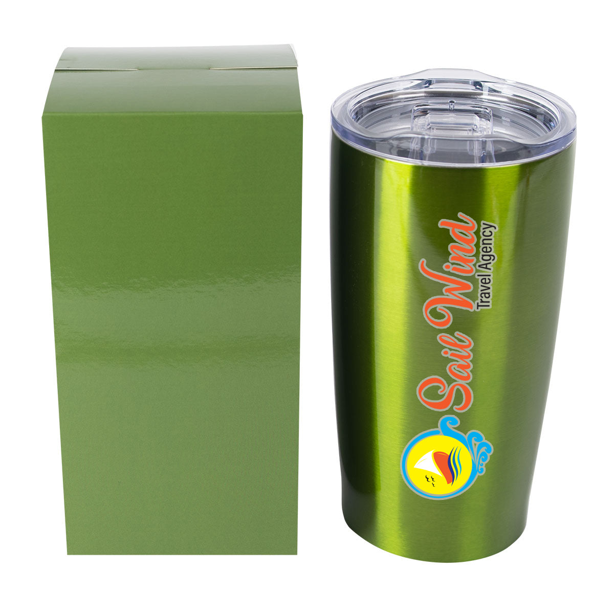 Himalayan Recycled Tumbler with a Matching Box, 20 oz - oversize_helix