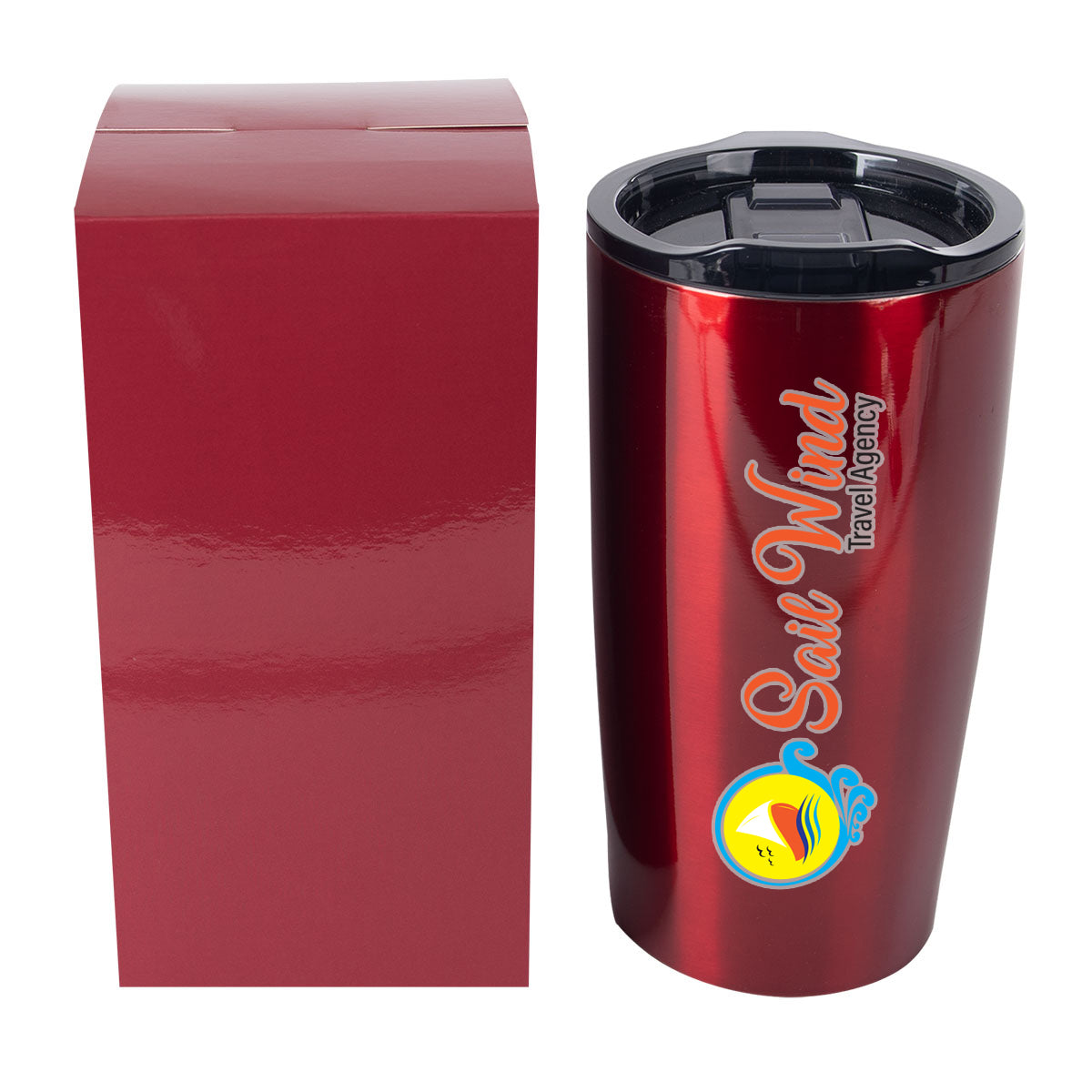 Himalayan Recycled Tumbler with a Matching Box, 20 oz - oversize_helix