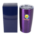 Himalayan Recycled Tumbler with a Matching Box, 20 oz - Purple - Horizontal_Colorbritedrinkware