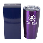 Himalayan Recycled Tumbler with a Matching Box, 20 oz - Purple - Horizontal_Silkscreen