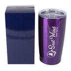 Himalayan Recycled Tumbler with a Matching Box, 20 oz - Purple - Silk Screen