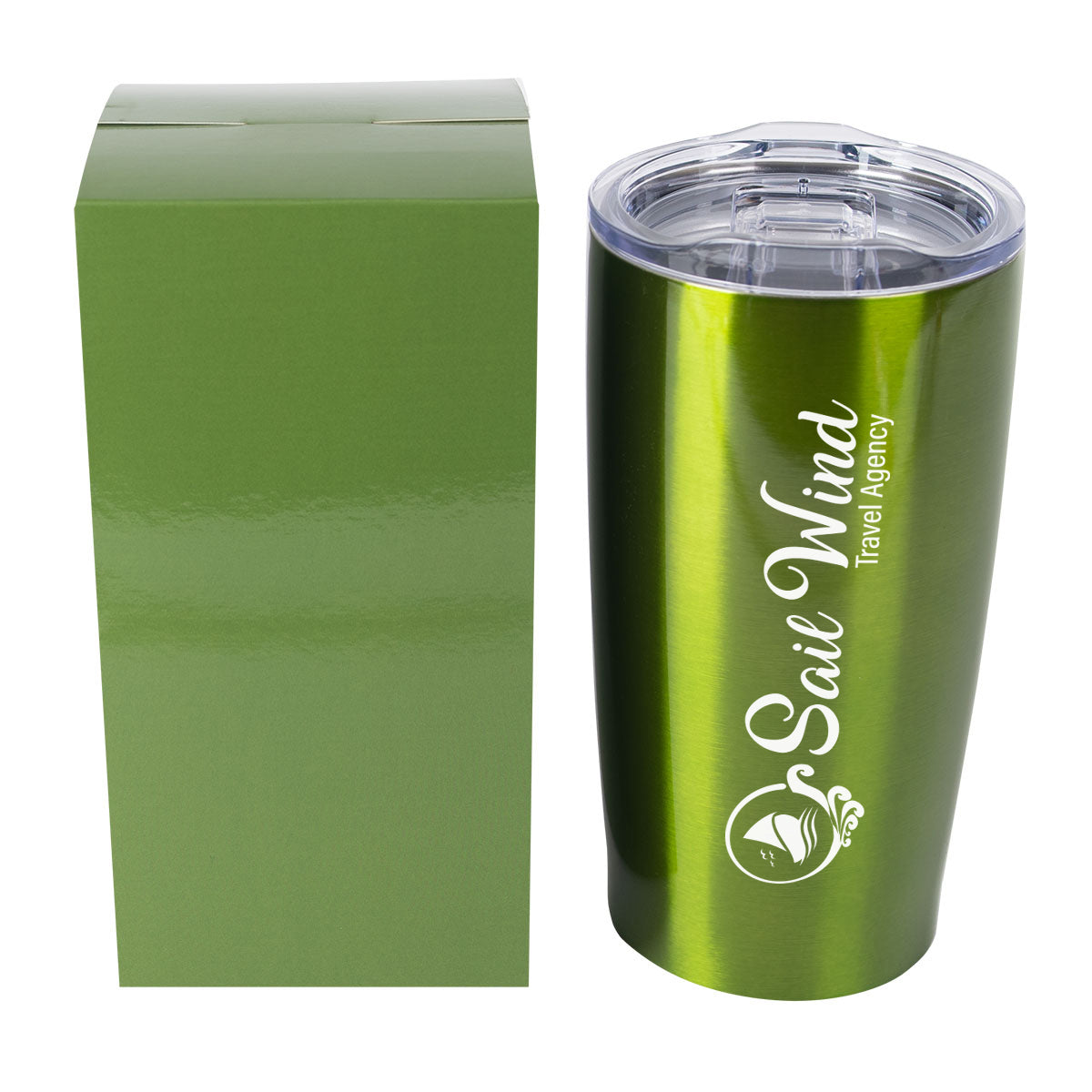 Himalayan Recycled Tumbler with a Matching Box, 20 oz - Silk Screen