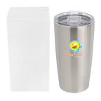 Himalayan Recycled Tumbler with a Matching Box, 20 oz - Silver - Horizontal_Colorbritedrinkware