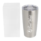 Himalayan Recycled Tumbler with a Matching Box, 20 oz - Silver - Silk Screen
