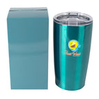 Himalayan Recycled Tumbler with a Matching Box, 20 oz - Teal - Horizontal_Colorbritedrinkware