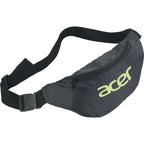 Hipster Fanny Pack in 210D Polyester - Black - Front