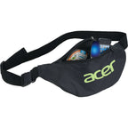 Hipster Fanny Pack in 210D Polyester - Black - Photo