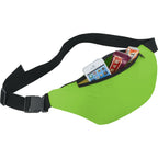Hipster Fanny Pack in 210D Polyester Full Color - Lime - Photo 3